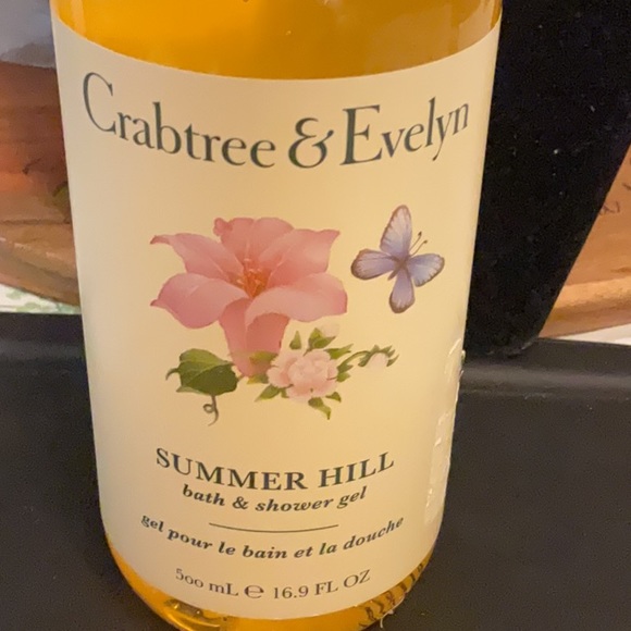 🎄 Crabtree & Evelyn Summer Hill Bath & Shower Gel New Retail $50 Rare - Picture 2 of 3